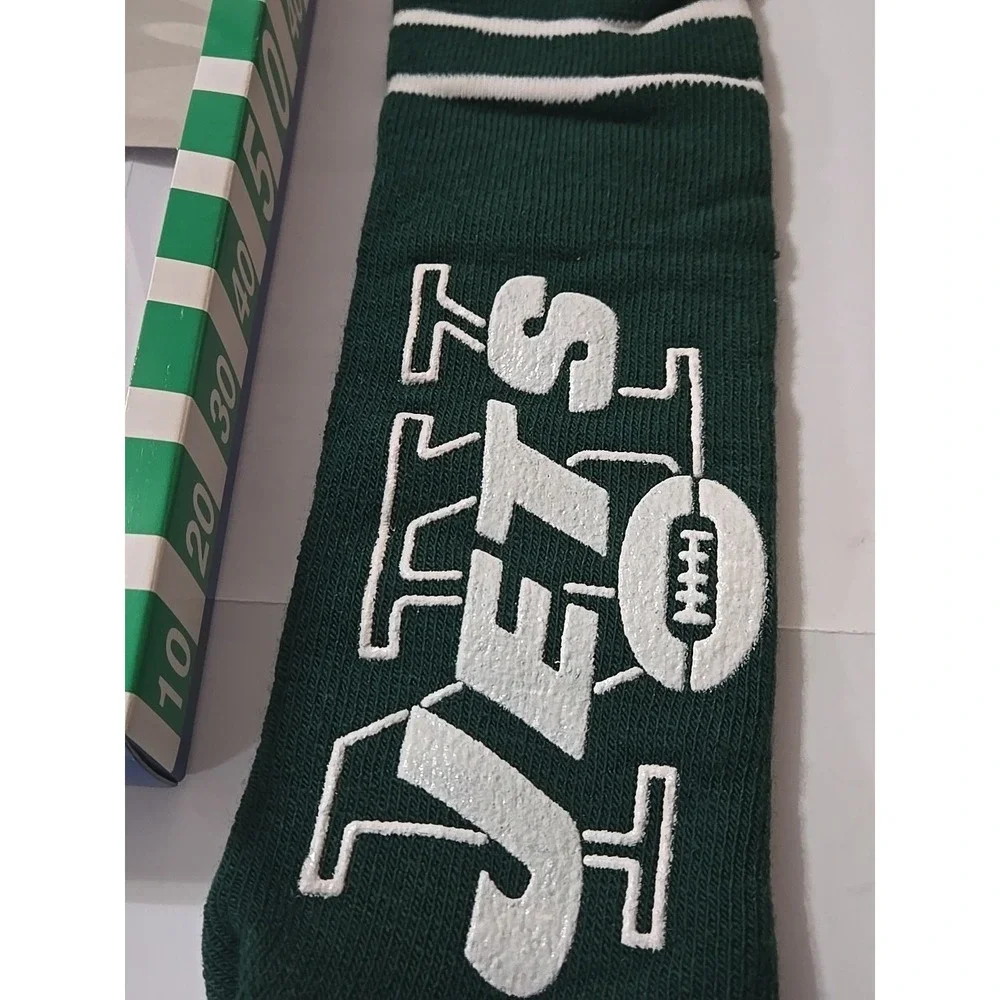 Rare 1998 New York Jets Slipper Socks  Deadstock NWT  Footwear Inc NFL Deadstock